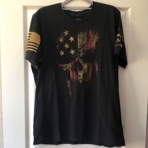 Grunt Style men’s Large EUC Black Graphic T-Shirt